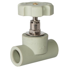 Вентиль PPR Ø25 Tebo сірий 5/40