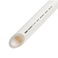 Труба PPR PN20  Ø40  TEBO біла 4/20 м