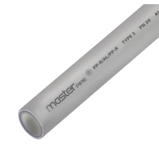 Труба PPR с алюм.фольгой PPR-AL-PPR  Ø40  TEBO серая 4/20 м