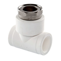 Тройник PPR с накидной гайкой 20 х 1/2