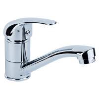 Змішувач для кухні гусак прямий 150мм шпилька TN Ø35 TAU TN-2B142C