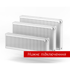 Радіатор сталевий стінка 1,2 UTERM 300х22х600 (нижнє підключення)