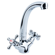 Смеситель для кухни гусак вращающийся шпилька VD 1/2