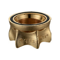 Гайка для смесителя крепежная «корона» M28×1.5мм h27мм S41 AQUATICA XI-2140