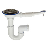 Сифон для мийки прямоточний 11/2