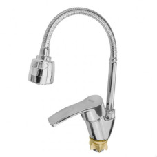 YUB4-R279 Змішувач для кухні одноричажний рефлекторний гусак гайка Ø40 WEZER 1/10