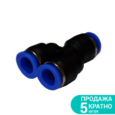 З'єднання цангове Y-подібне Ø10*10*10мм Sigma 7026491