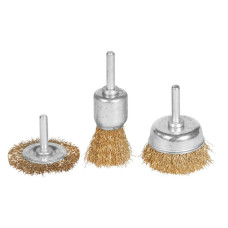 Набір щіток дротяних для дрилю 3шт. Ø25; 50; 50мм Sigma 9010011