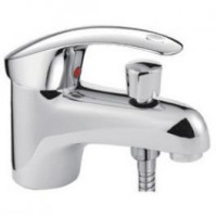 F1221 Змішувач для умивальника з гігієнічним душем шпилька Ø40 FRAP 1/10