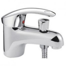 F1221 Змішувач для умивальника з гігієнічним душем шпилька Ø40 FRAP 1/10