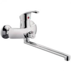 F2221 Змішувач для ванни довгий плоский гусак Ø40 FRAP 1/10