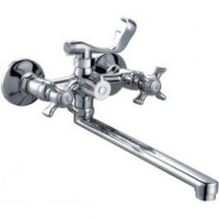 F2224 Змішувач буксовий для ванни довгий гусак перемикач шар. FRAP 1/10