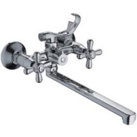 F2225 Змішувач буксовий для ванни довгий гусак перемикач шар. FRAP 1/10