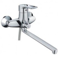 F2266 Смеситель для ванны длинный гусак переключатель карт. Ø40 FRAP 1/8