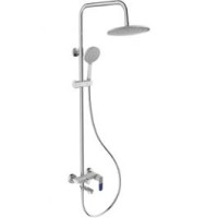 F2434 Душова панель 3-х фунціональна білий/хром FRAP 1/4