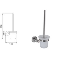 Йоржик настінний нержавіюча сталь Frap F30110 1/15