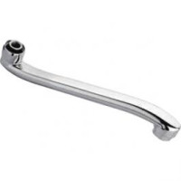 F30S Гусак ванна плоский вигнутий 30 см (пакет) FRAP 1/100