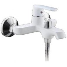 F3231 Змішувач для ванни литий короткий гусак білий/хром Ø35 FRAP 1/10