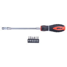 Викрутка з гнучким валом + біти 6шт S2 Profi Ultra 4000702