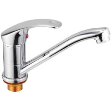 F4536-2 Змішувач для кухні короткий гусак гайка Ø35 FRAP 1/10