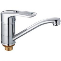 F4566-2 Змішувач для кухні короткий гусак гайка Ø40 FRAP 1/10