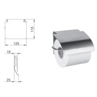 Тримач для туалетного паперу хром Frap F504 6/60