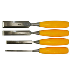 Набір стамесок 4 шт 6,12,18,25мм пластикова ручка Sigma 4326231