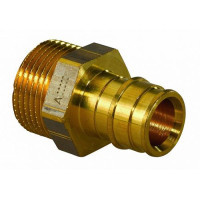 1047191 Штуцер латунь Q&E с наружной резьбой Ø32 х G1