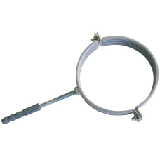 Хомут сталевий +дюбель+шпилька (M10) 110-115 4