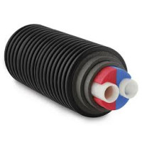 1018137 Передізольована труба PN6 THERMO TWIN 2 x Ø50 x 4,6 мм/200 мм UPONOR