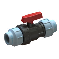 Кран кульовий затискний під трубу Ø40 1/30