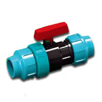 Кран кульовий затискний під трубу Ø25 1/90