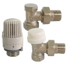 Комплект термостатический угловой RSk 1/2 