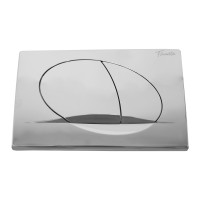 Панель змиву інсталяції овальна матова Pestan