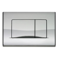 Панель змиву інсталяції прямокутна хром Pestan