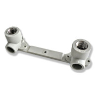 Планка настінна євростандарт PPR Ø20 х 1/2