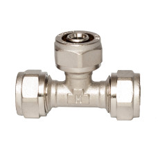 Тройник под обжим ключом 20 х 16 х 20 RSk Италия 5/60