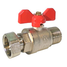 Кран з накидною гайкою прямий 3/4