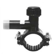 1025110032001  Хомут для врізки під тиском  Ø110 x 32  PP-B  UNIDELTA