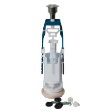 Сливной механизм двукнопочный + Поплавок с боковым подводом 1/2