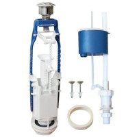 Сливной механизм двукнопочный + Поплавок с нижним подводом 1/2