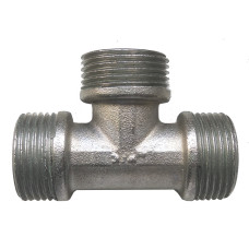 Трійник латунний нікель/профі 3/4