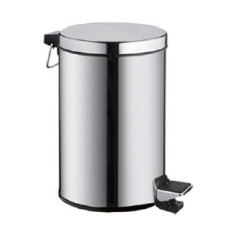 Відро з педаллю для сміття 3 л хром Frap F701 1/12
