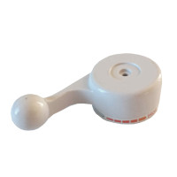 Ручка пластикова Біла для проточного водонагрівача WEZER