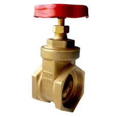 Засувка латунна клинова муфтова 1 1/4