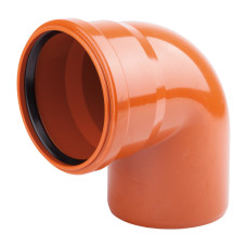 Коліно ПВХ каналізаційне Ostendorf KG 160, 45°