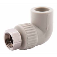 Кутик PPR Alfa Plast з накидною гайкою 25х3/4