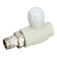 Кран кульовий радіаторний PPSU Blue Ocean 25х3/4