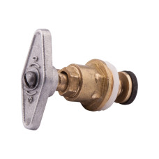 Кран букса латунна вентильна 3/4