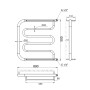 Полотенцесушитель водяной Змеевик D 38/20х1/2